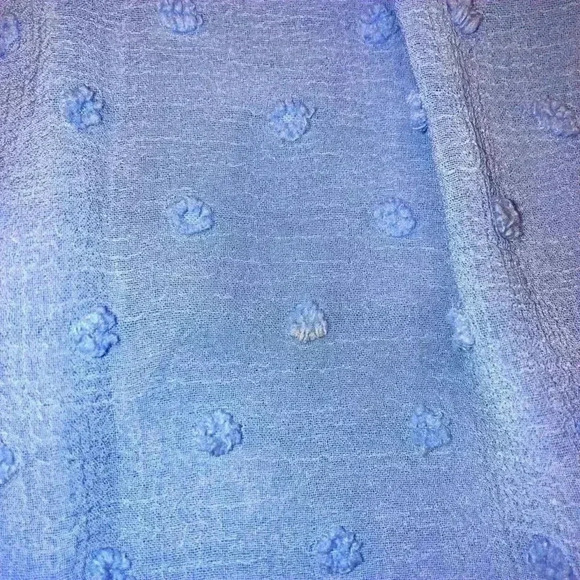 CeCe Split Neck Long Sleeve Clip Dot Tiered Babydoll Dress NEW - Picture 12 of 12